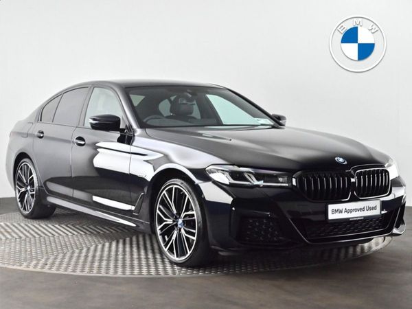 BMW 5-Series Saloon, Petrol Plug-in Hybrid, 2023, Black