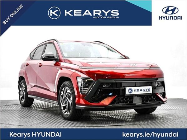 Hyundai KONA Crossover, Petrol Hybrid, 2025, Red