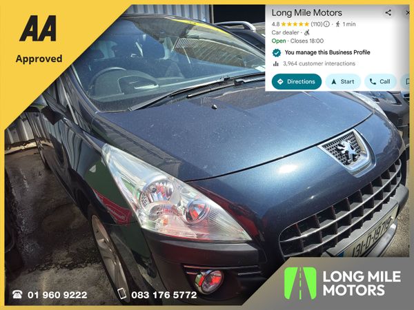 Peugeot 3008 MPV, Diesel, 2013, Blue