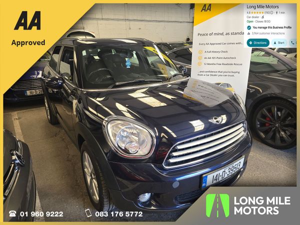 Mini Countryman Hatchback, Diesel, 2014, Blue