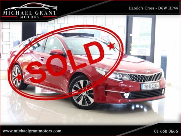 Kia Optima Saloon, Diesel, 2016, Red