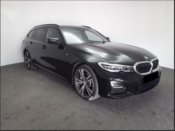 BMW 3-Series Estate, Petrol Hybrid, 2021, Black