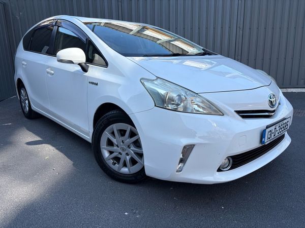 Toyota Prius MPV, Petrol Hybrid, 2013, White