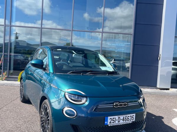 Fiat 500e Hatchback, Electric, 2025, Green