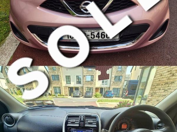 Nissan March Hatchback, Petrol, 2018, Pink