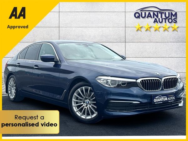 BMW 5-Series Saloon, Diesel, 2018, Blue