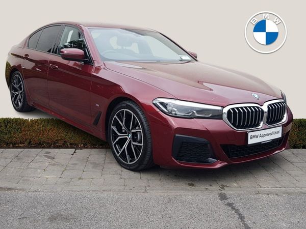 BMW 5-Series Saloon, Diesel, 2022, Red
