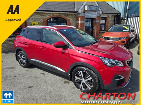 Peugeot 3008 Hatchback, Diesel, 2018, Red