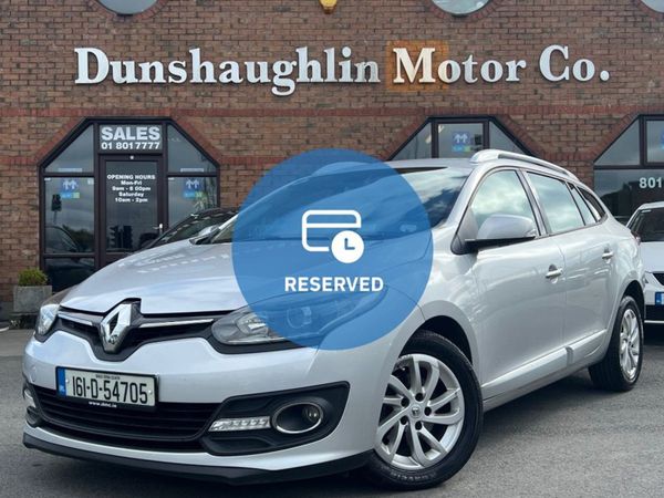 Renault Megane Estate, Diesel, 2016, Silver