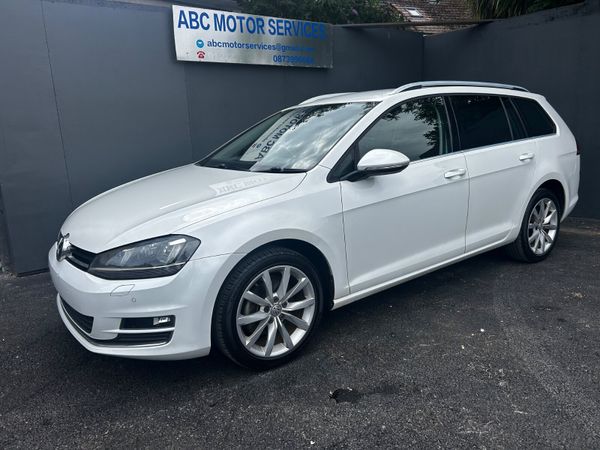 Volkswagen Golf Estate, Petrol, 2014, White