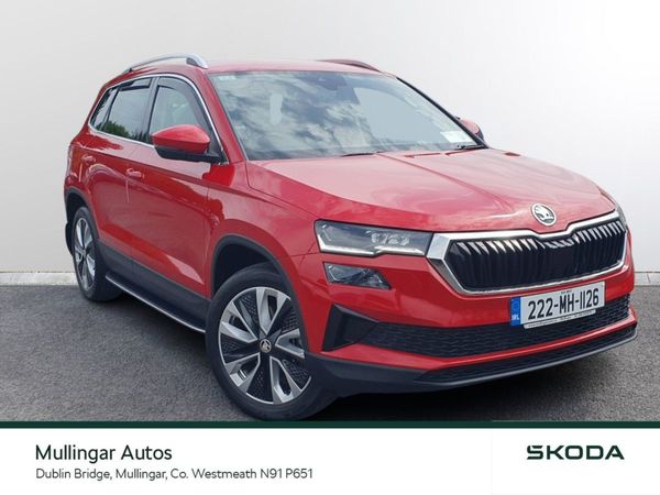 Skoda Karoq SUV, Diesel, 2022, Red