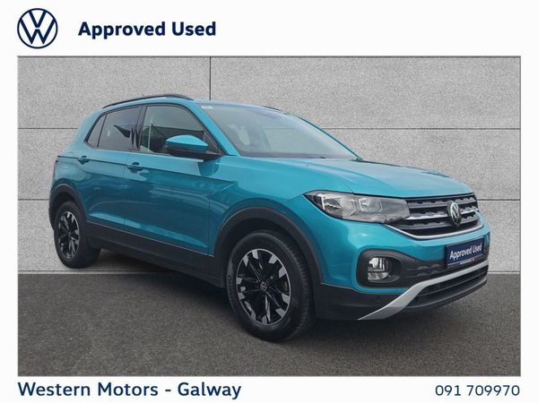 Volkswagen T-Cross Estate, Petrol, 2022, Green