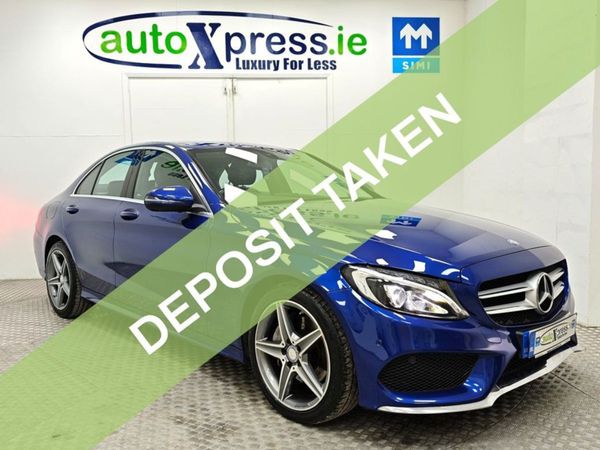 Mercedes-Benz C-Class Saloon, Diesel, 2017, Blue