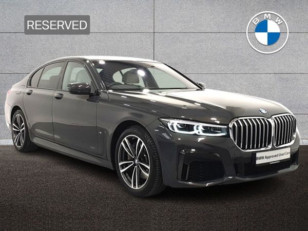 BMW 7-Series Saloon, Petrol Plug-in Hybrid, 2020, Grey