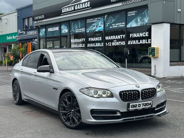 BMW 5-Series Saloon, Diesel, 2013, Silver
