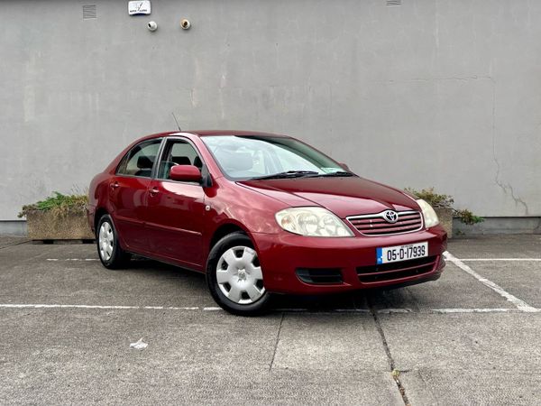 Toyota Corolla Saloon, Petrol, 2005, Red