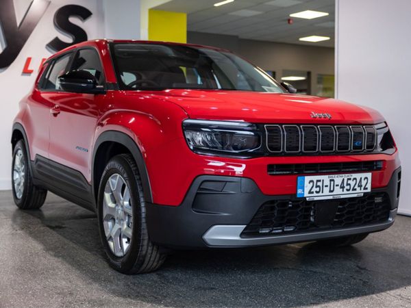 Jeep Avenger MPV, Electric, 2025, Red