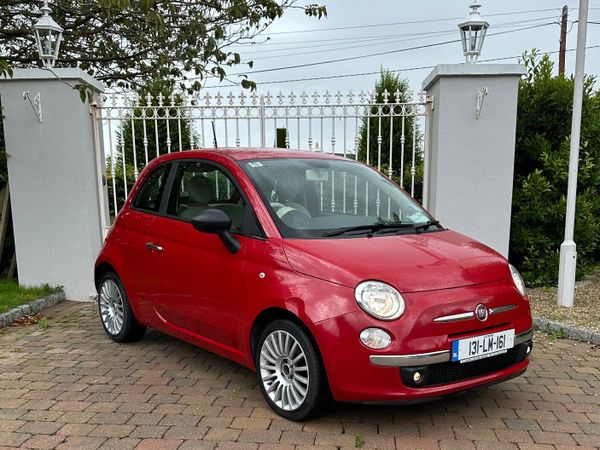 Fiat 500 Hatchback, Petrol, 2013, Red