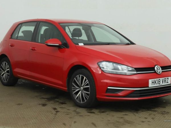 Volkswagen Golf Hatchback, Diesel, 2018, Red