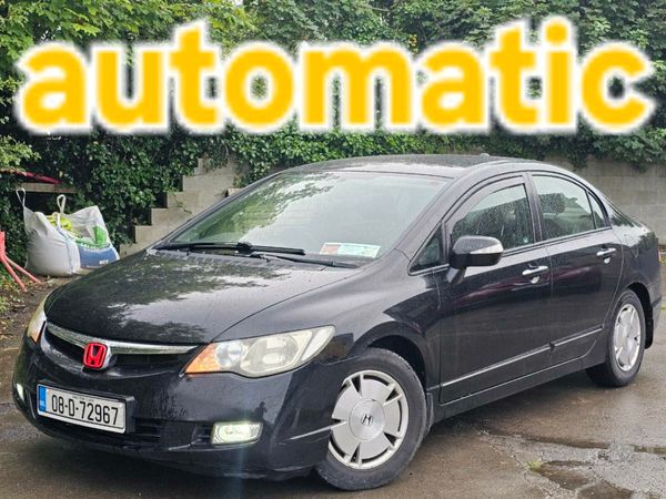 Honda Civic Saloon, Petrol Hybrid, 2008, Black
