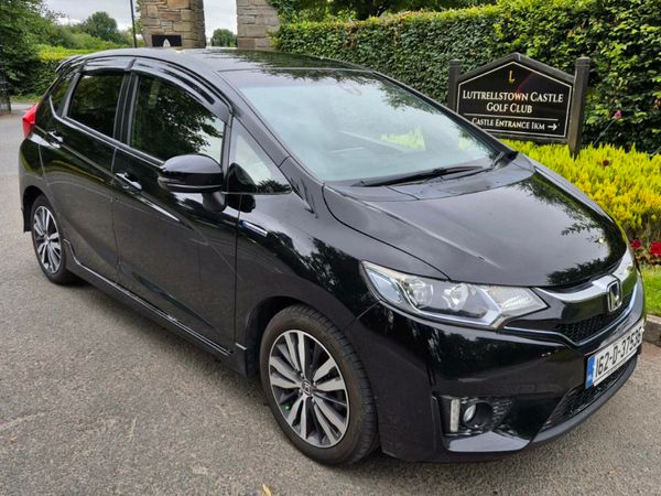 Honda Fit Hatchback, Petrol Hybrid, 2016, Black