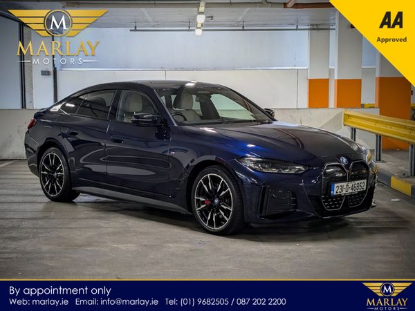 BMW i4 Coupe, Electric, 2023, Blue