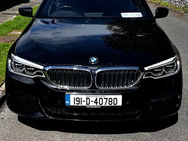 BMW 5-Series Saloon, Petrol, 2019, Black