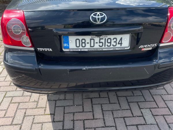 Toyota Avensis Saloon, Petrol, 2008, Black