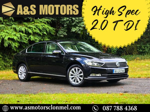 Volkswagen Passat Saloon, Diesel, 2016, Black