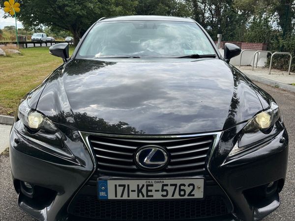Lexus IS Saloon, Petrol Hybrid, 2017, Black