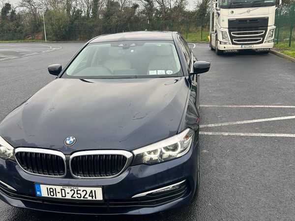 BMW 5-Series Saloon, Diesel, 2018, Blue