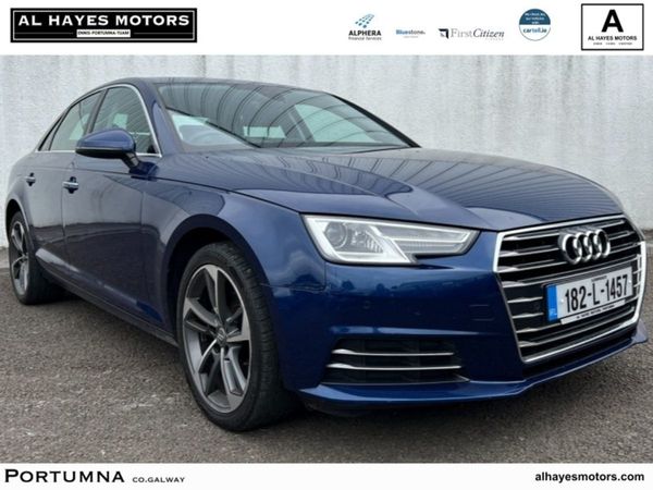 Audi A4 Saloon, Diesel, 2018, Blue