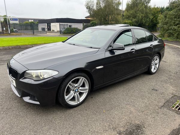 BMW 5-Series Saloon, Diesel, 2013, White