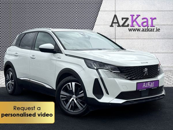Peugeot 3008 SUV, Petrol Plug-in Hybrid, 2021, White