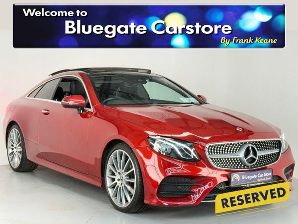 Mercedes-Benz E-Class Coupe, Diesel, 2018, Red