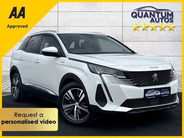 Peugeot 3008 SUV, Petrol Plug-in Hybrid, 2021, White