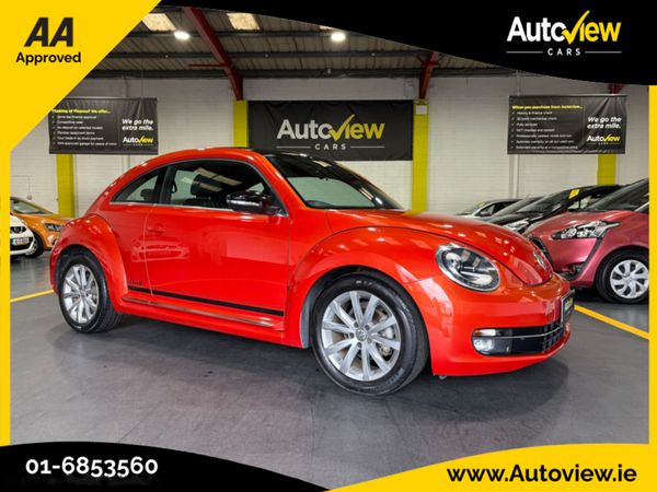 Volkswagen Beetle Hatchback, Petrol, 2016, Orange