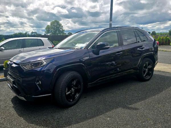 Toyota RAV4 SUV, Petrol Hybrid, 2019, Blue
