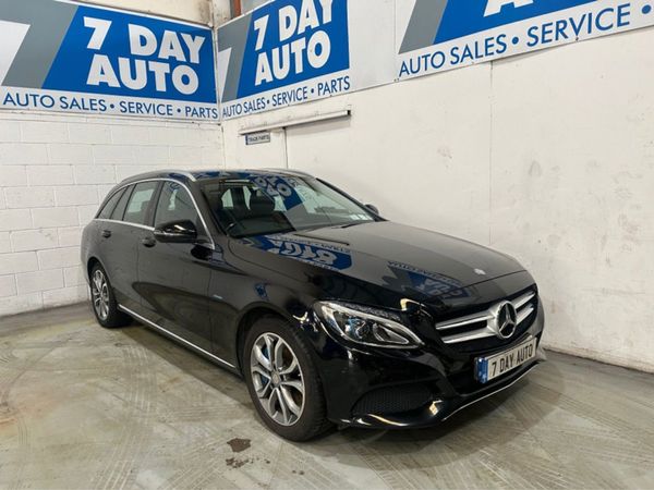 Mercedes-Benz C-Class Estate, Petrol Plug-in Hybrid, 2016, Black
