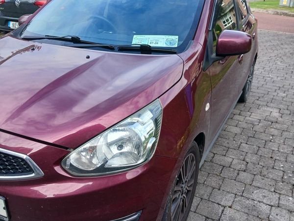 Mitsubishi Mirage Hatchback, Petrol, 2016, Red