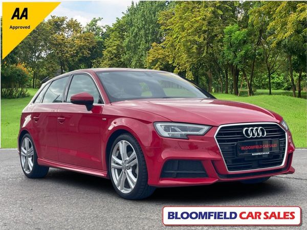 Audi A3 Hatchback, Petrol, 2017, Red