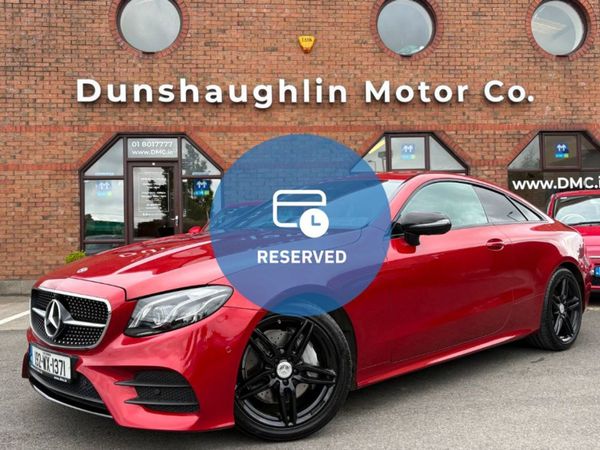 Mercedes-Benz E-Class Coupe, Diesel, 2019, Red