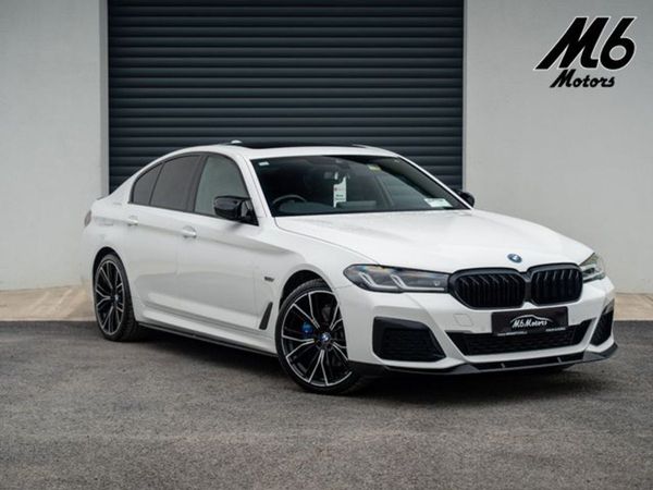 BMW 5-Series Saloon, Hybrid, 2022, White