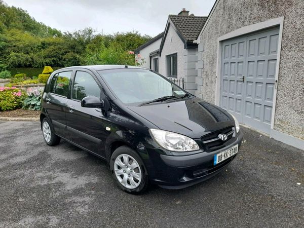 Hyundai Getz Hatchback, Petrol, 2008, Black