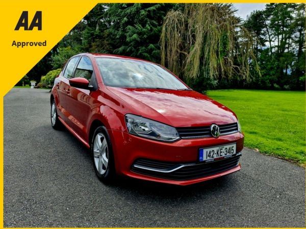 Volkswagen Polo Hatchback, Petrol, 2014, Red