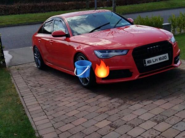 Audi A6 Saloon, Diesel, 2016, Red