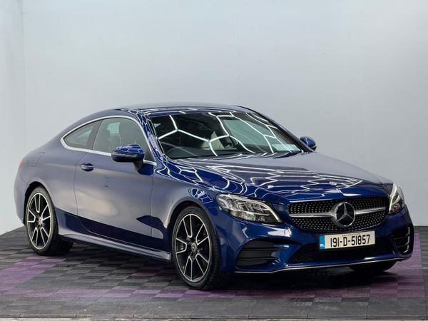 Mercedes-Benz C-Class Coupe, Diesel, 2019, Blue
