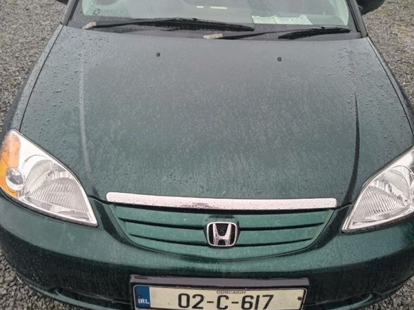 Honda Civic Saloon, Petrol, 2002, Green