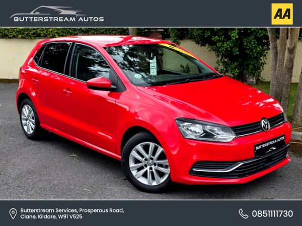 Volkswagen Polo Hatchback, Petrol, 2016, Red