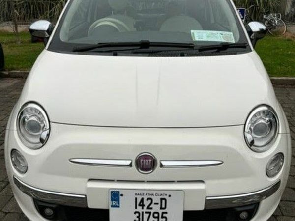 Fiat 500 Hatchback, Petrol, 2014, White